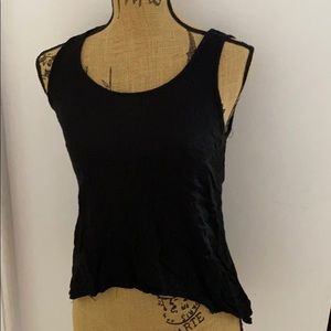 Black tank top
